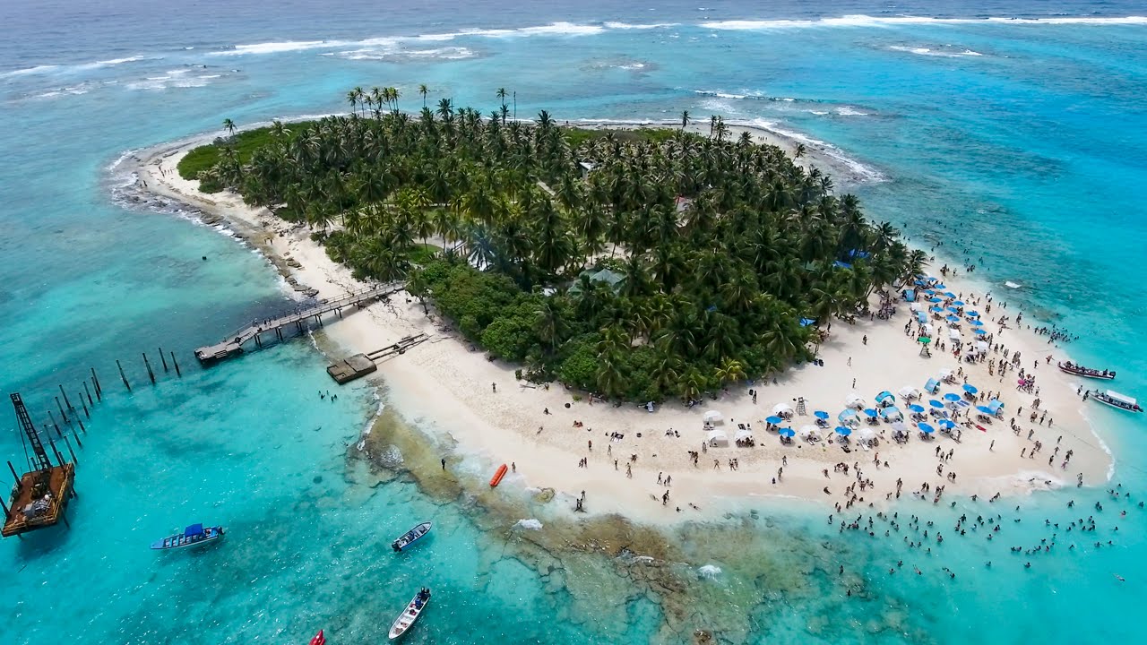 Ilha Johnny Cay em San Andrés Ilha Johnny Cay em San Andrés
