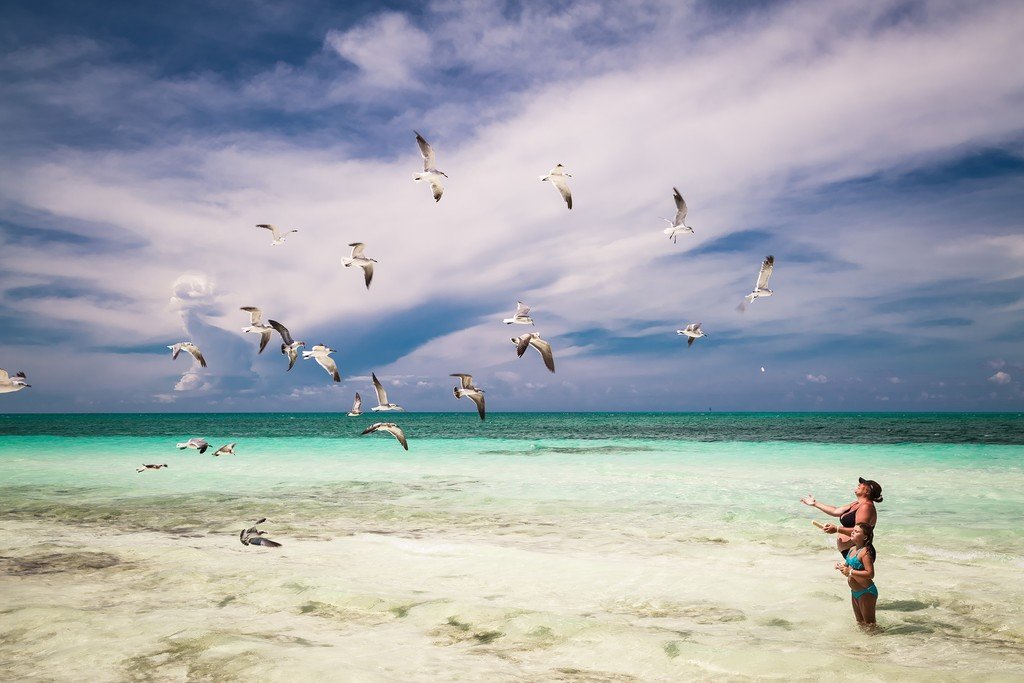Cayo El Acuario com crianças Cayo El Acuario com crianças