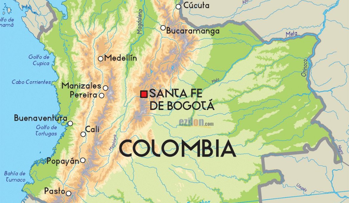 mapa colombia cidades Mapa turístico da Colômbia   2020 | Dicas incríveis!